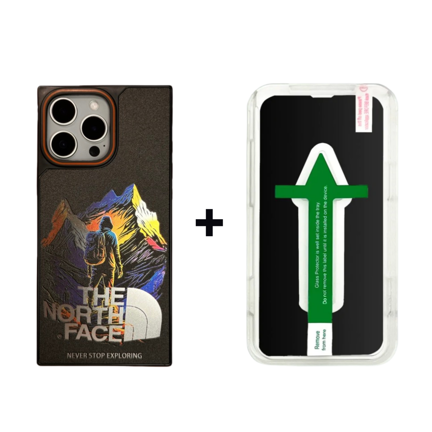 Aurora Phone Case | Hiking Trip Black