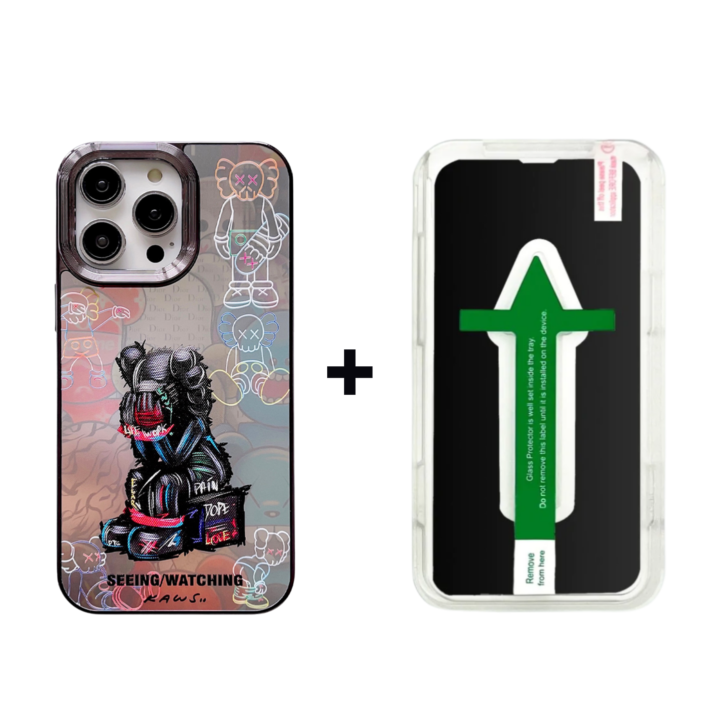 Graphic Phone Case | Sitting Doll Black