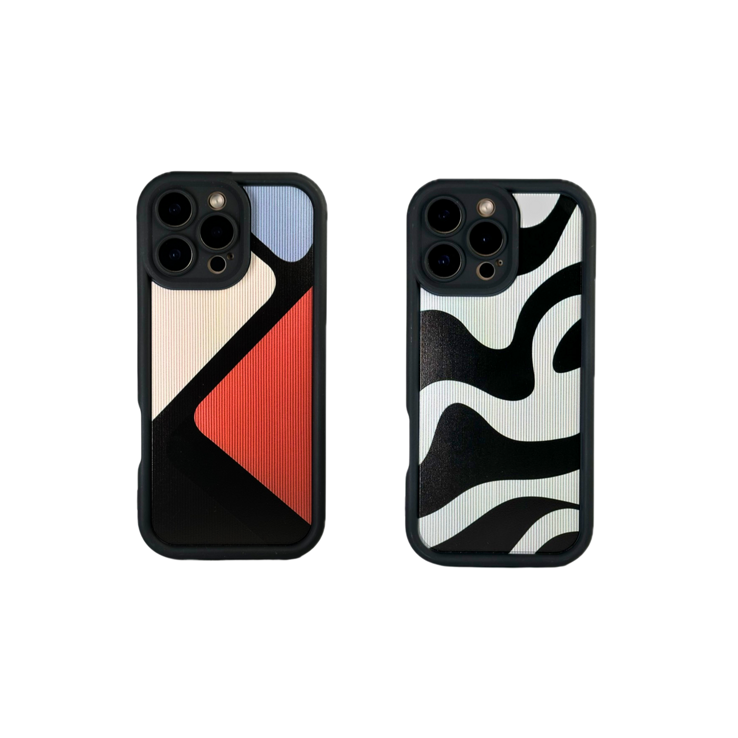 Graphic Phone Case Bundle | Zebra & Triangle