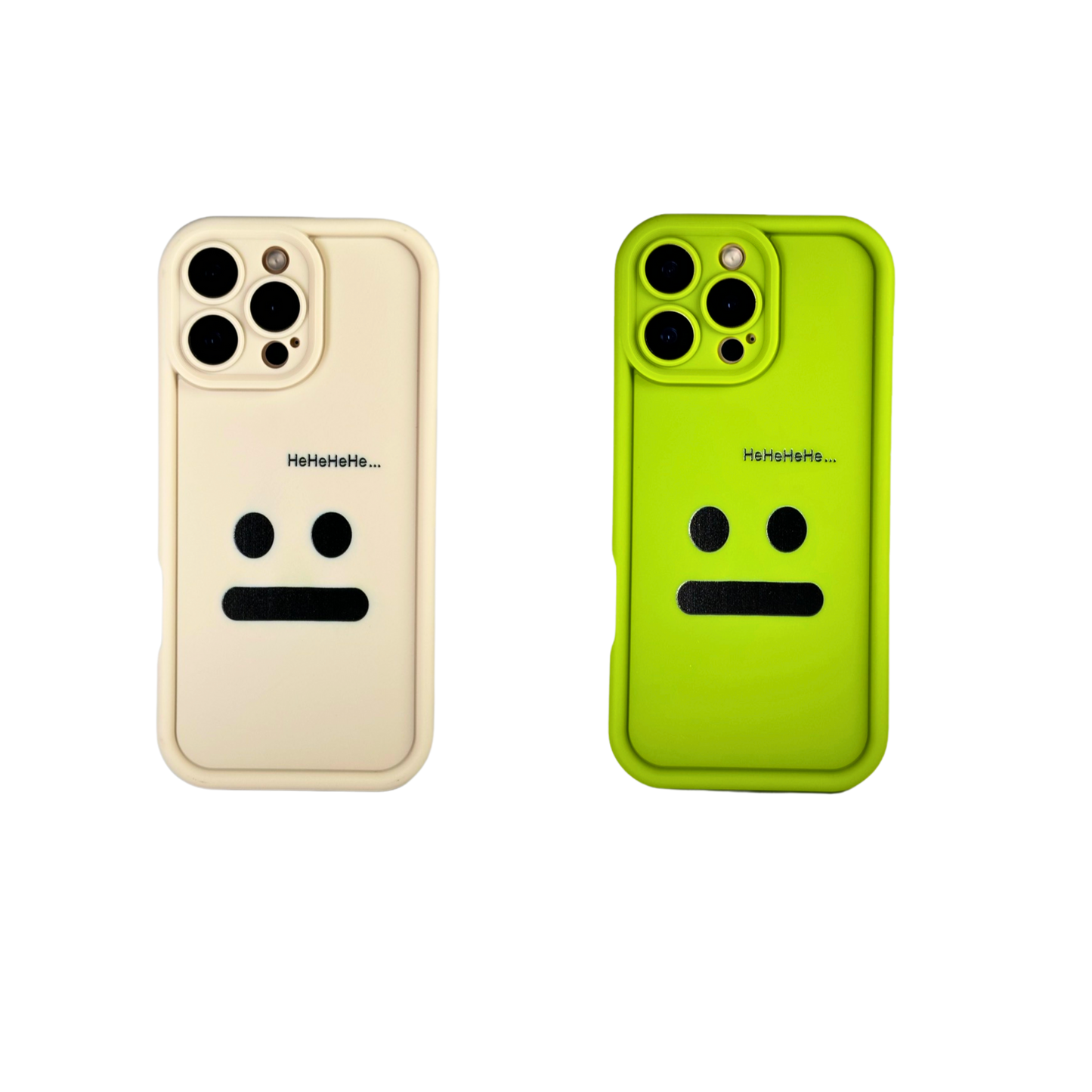 Graphic Phone Case Bundle | Emoji Green & Emoji White