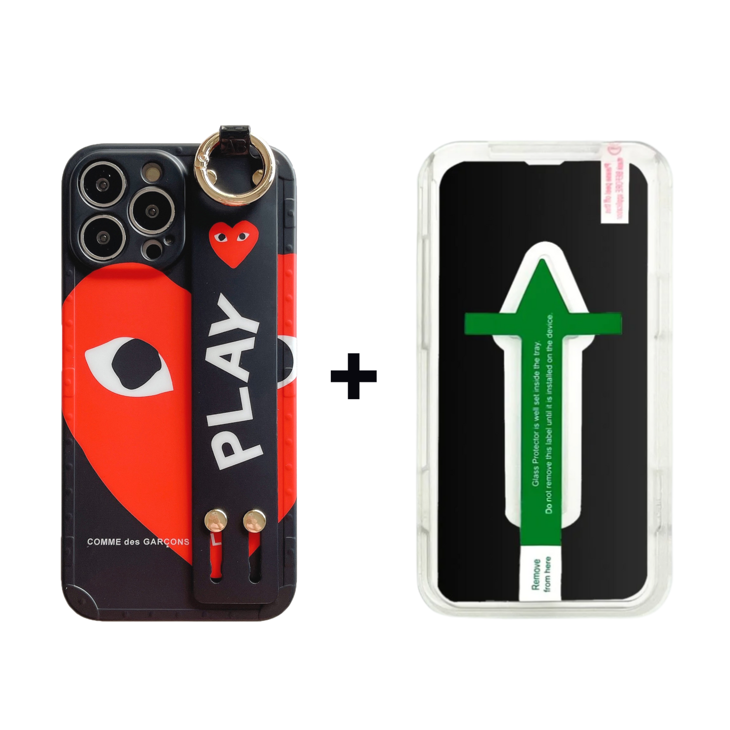 Band Phone Case | Heart Black