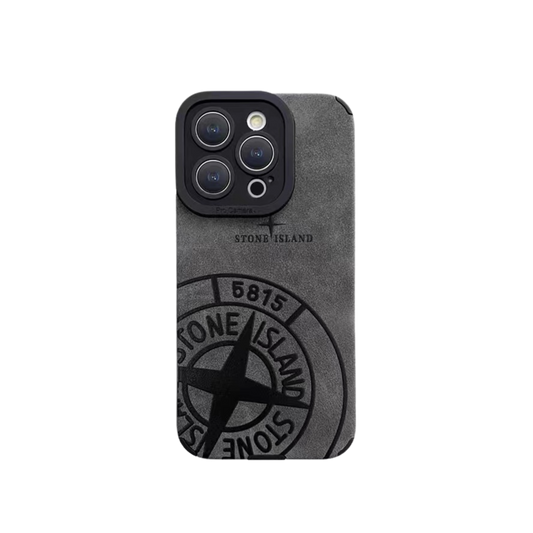 Leather Phone Case | Compass Black