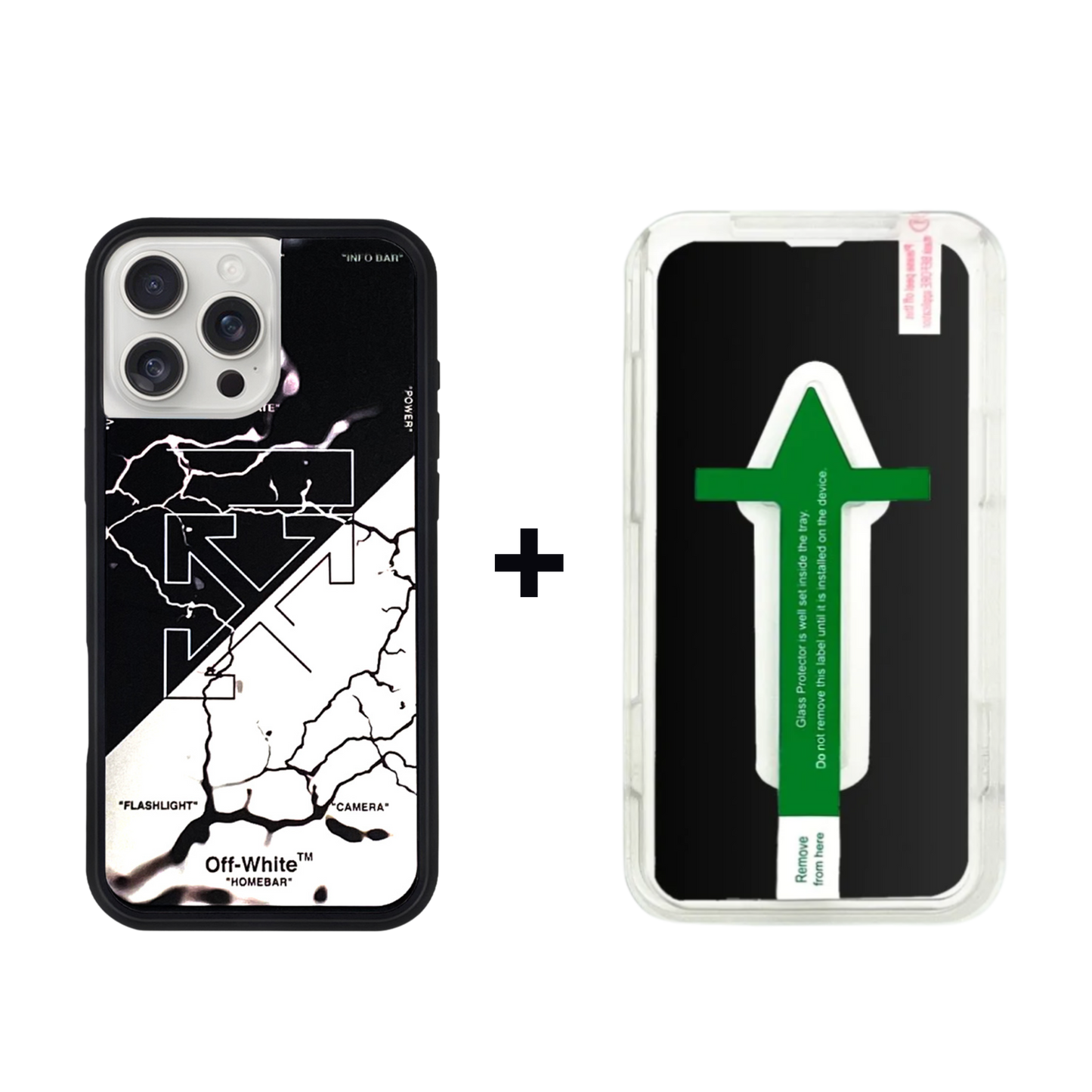 Graphic Phone Case | Magsafe Arrows Black