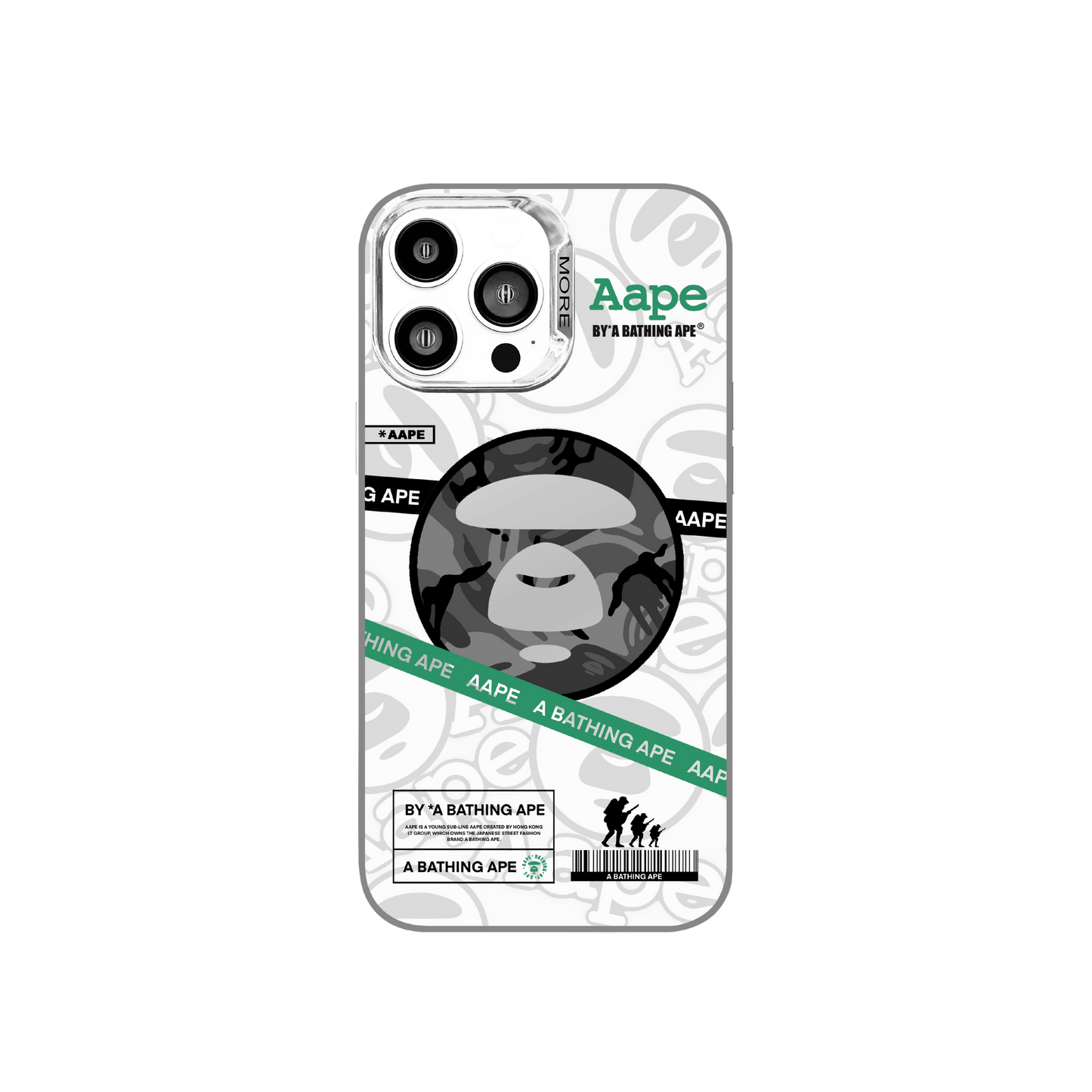 Graphic Phone Case |  Monkey Strips