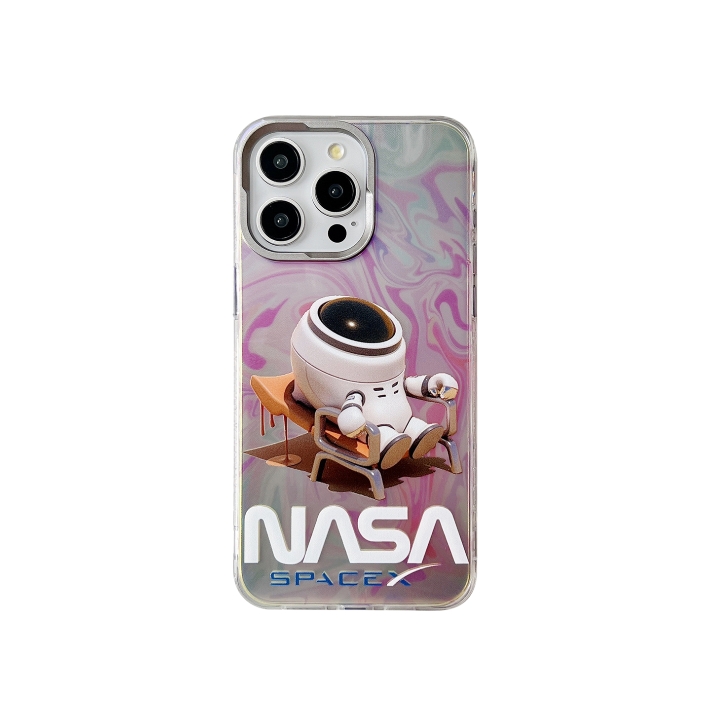 Aurora Phone Case | Astronauts Pink