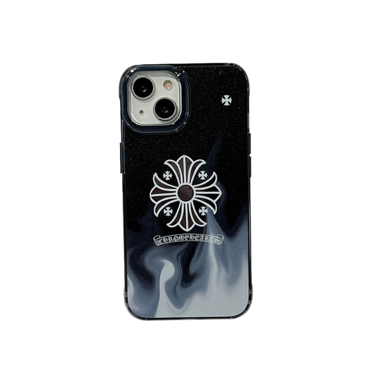 Graphic Phone Case | Fire Cross Grey