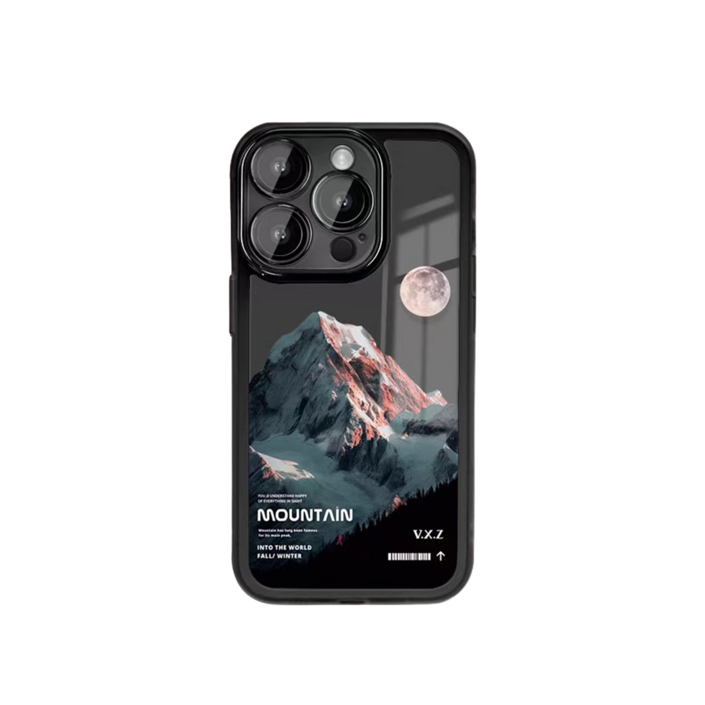 Graphic Phone Case | Mountain White