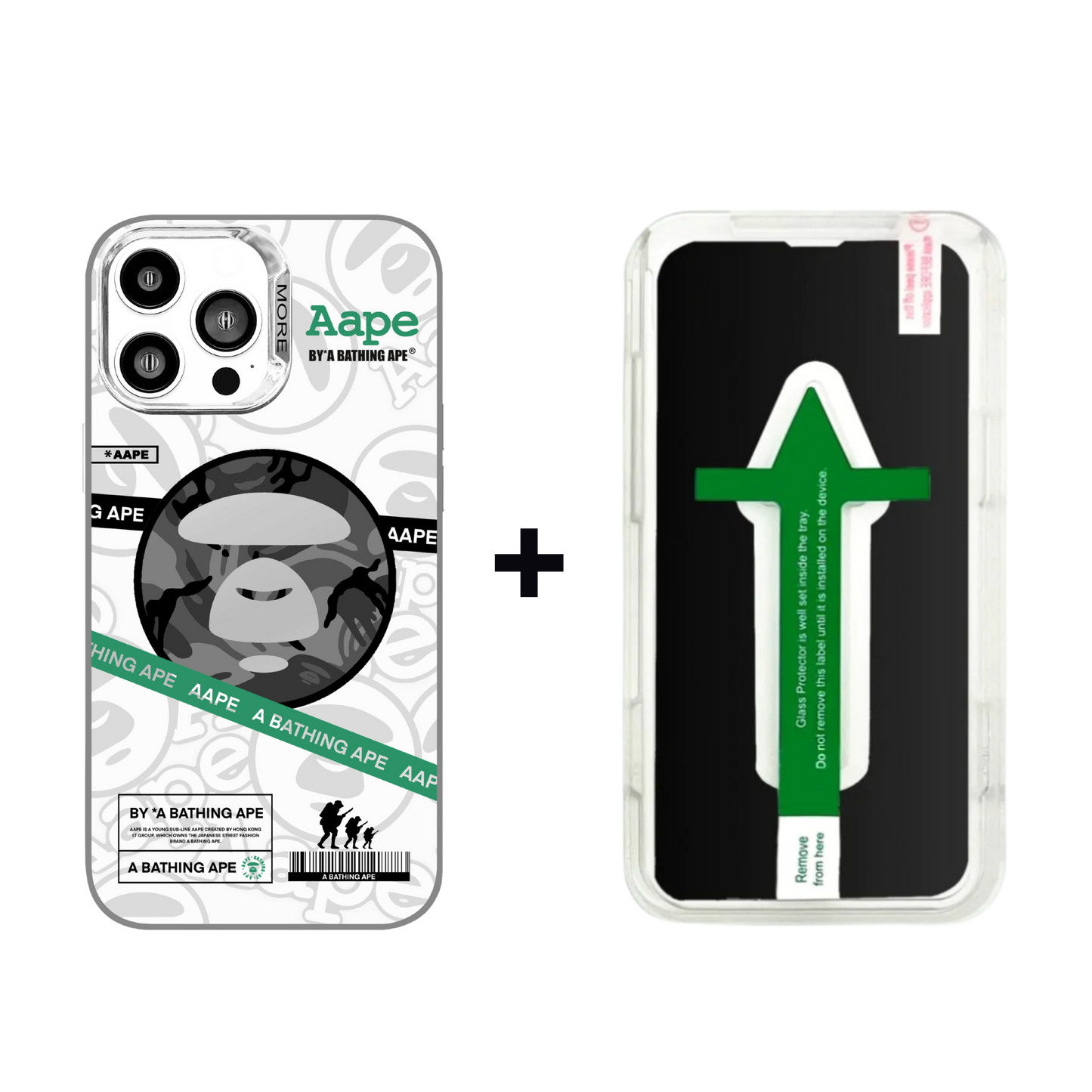 Graphic Phone Case |  Monkey Strips