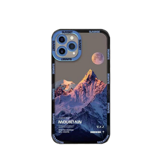 Graphic Phone Case | Glacier View Black