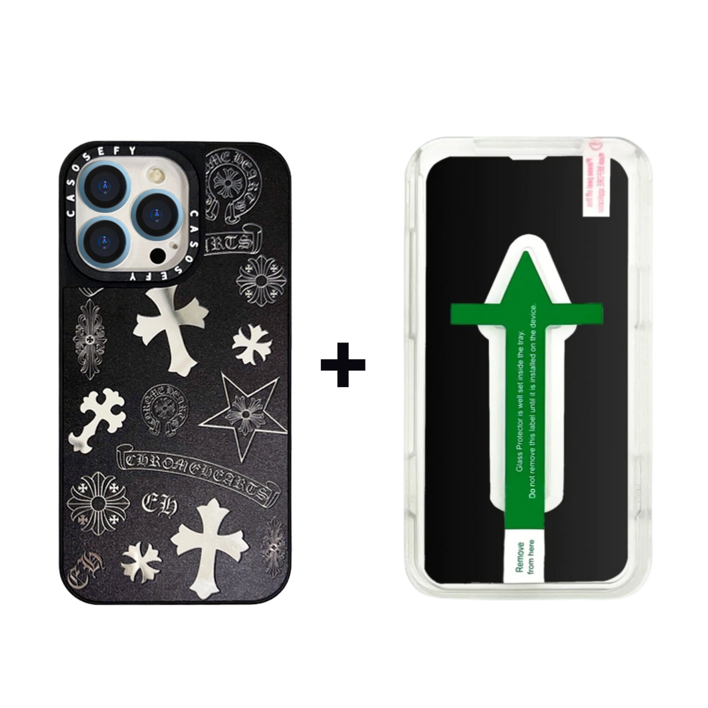 Aurora Phone Case | Reflective Crosses