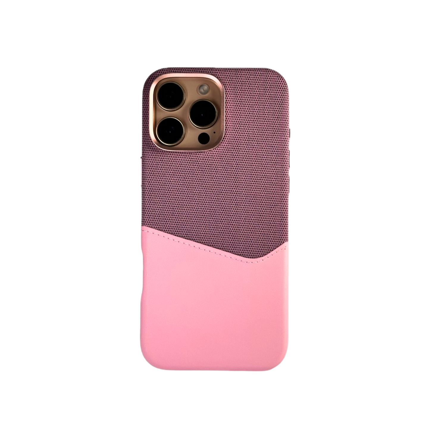 Leather Phone Case | Magsafe Pink Puzzle