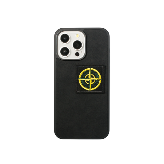 Leather Phone Case | Black Compass