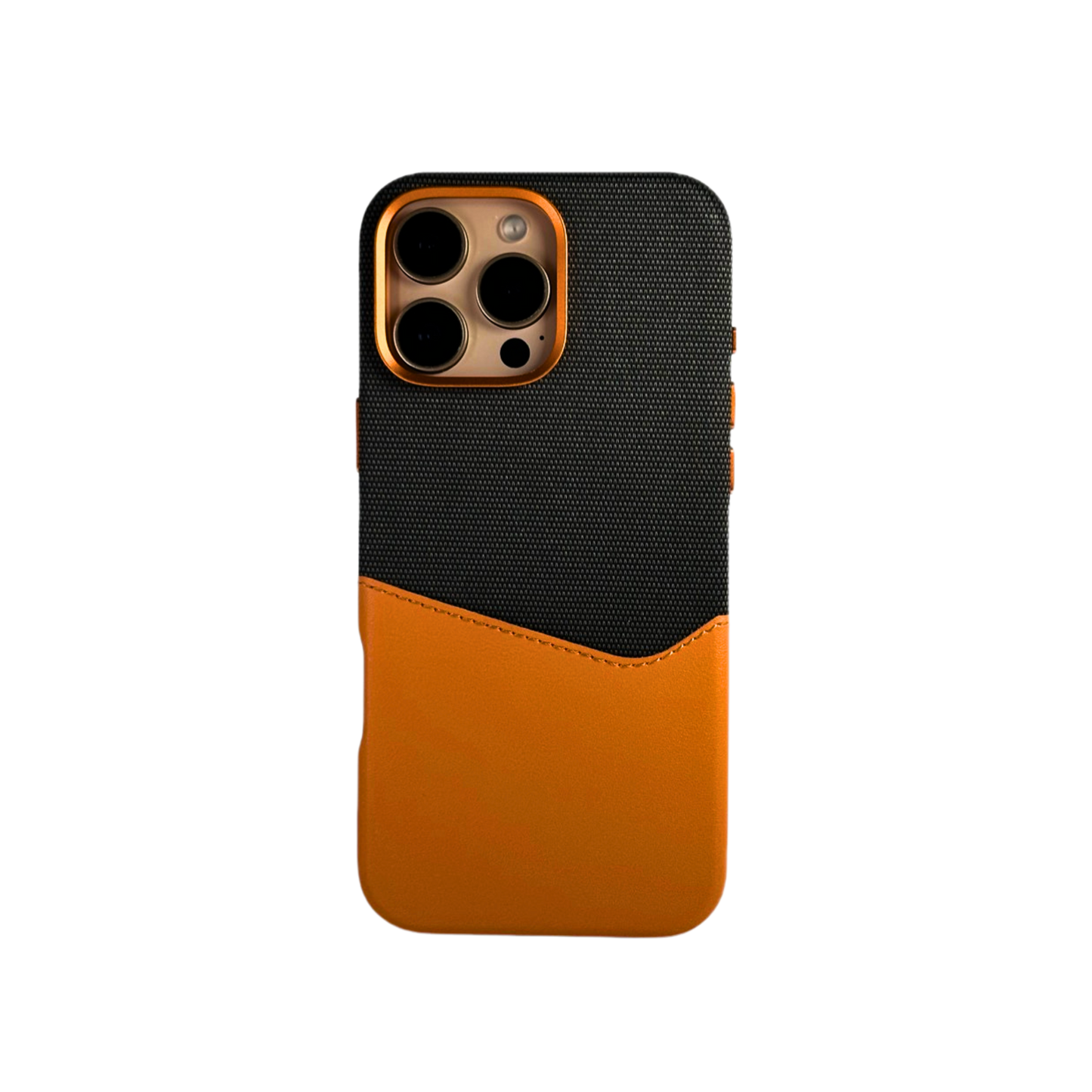 Leather Phone Case | Magsafe Orange Puzzle