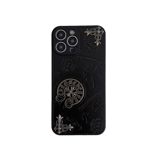 Leather Phone Case | Symbol Silver