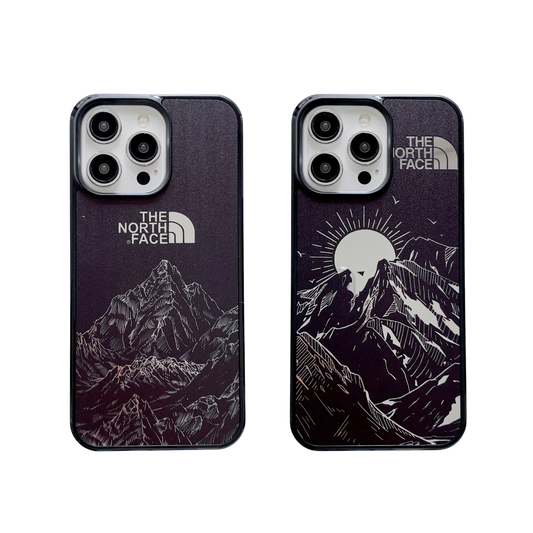 Graphic Phone Case Bundle | Magsafe Line Art Sunrise & Magsafe Line Art Mountain