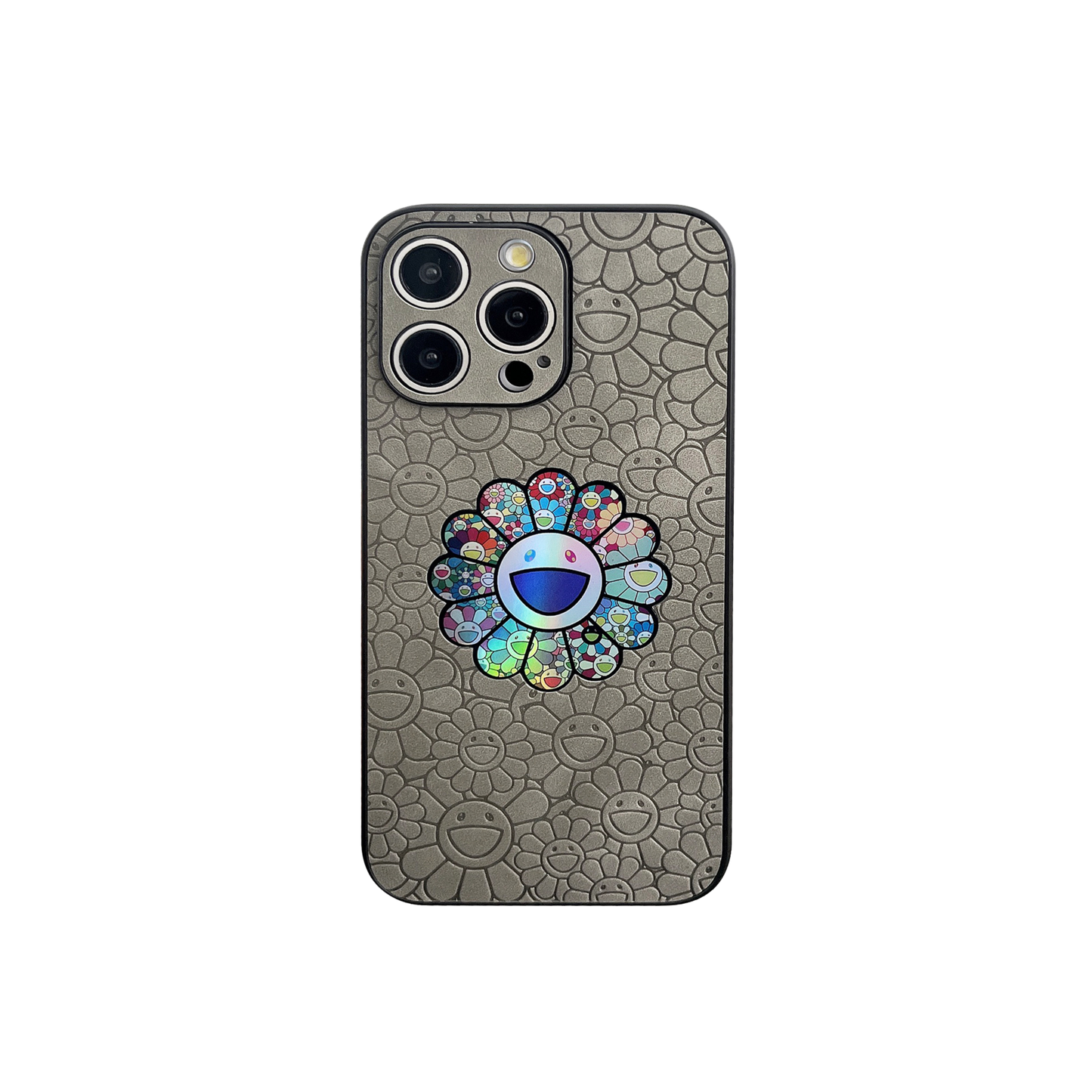 Leather Phone Case | Sunflower Grey