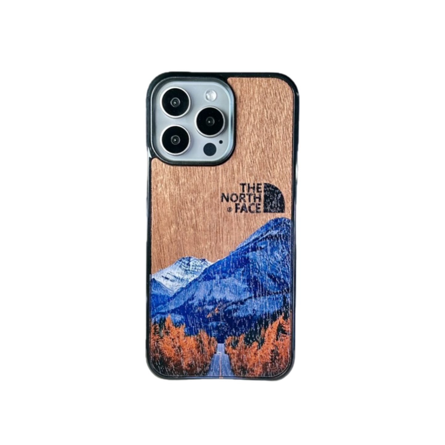 Graphic Phone Case | Wooden Mountain Blue