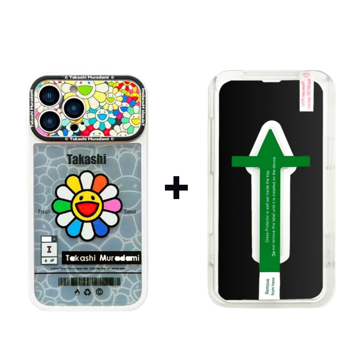 Graphic Phone Case | Rainbow Sunflower
