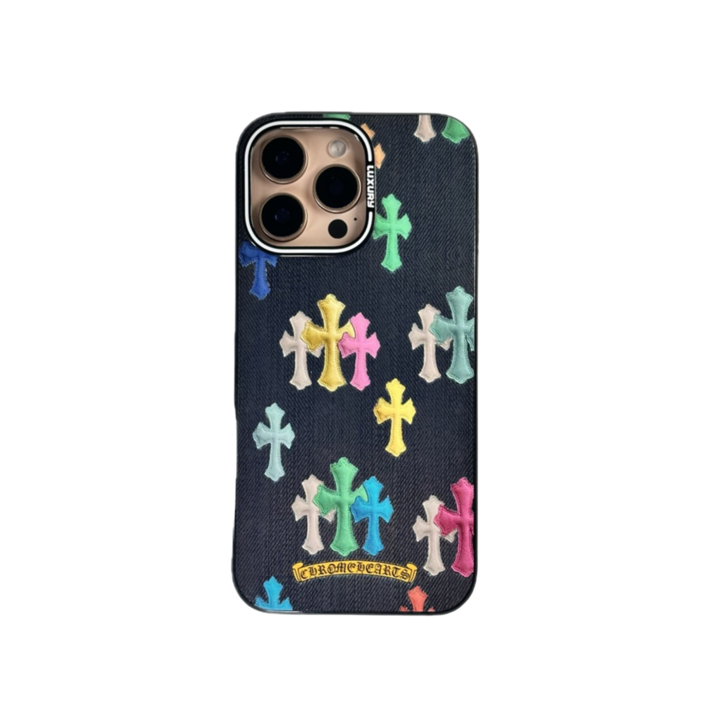 Graphic Phone Case | Rainbow Crosses