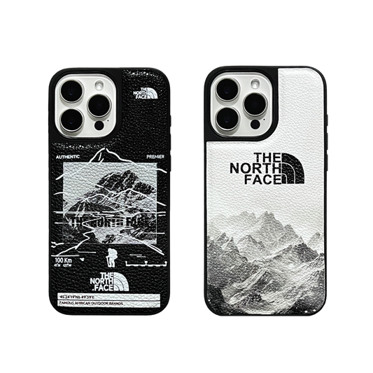 Leather Phone Case Bundle | Mountain Peak White & Mountain Peak Black