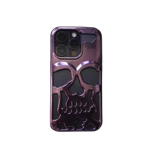 3D Phone Case | Purple Skull