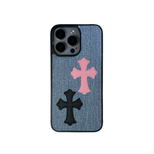 Graphic Phone Case | Cross Pink