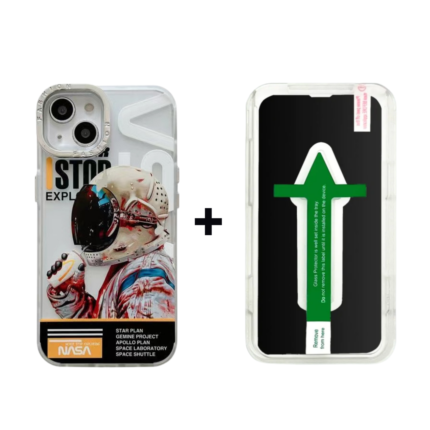 Graphic Phone Case | Astronaut White