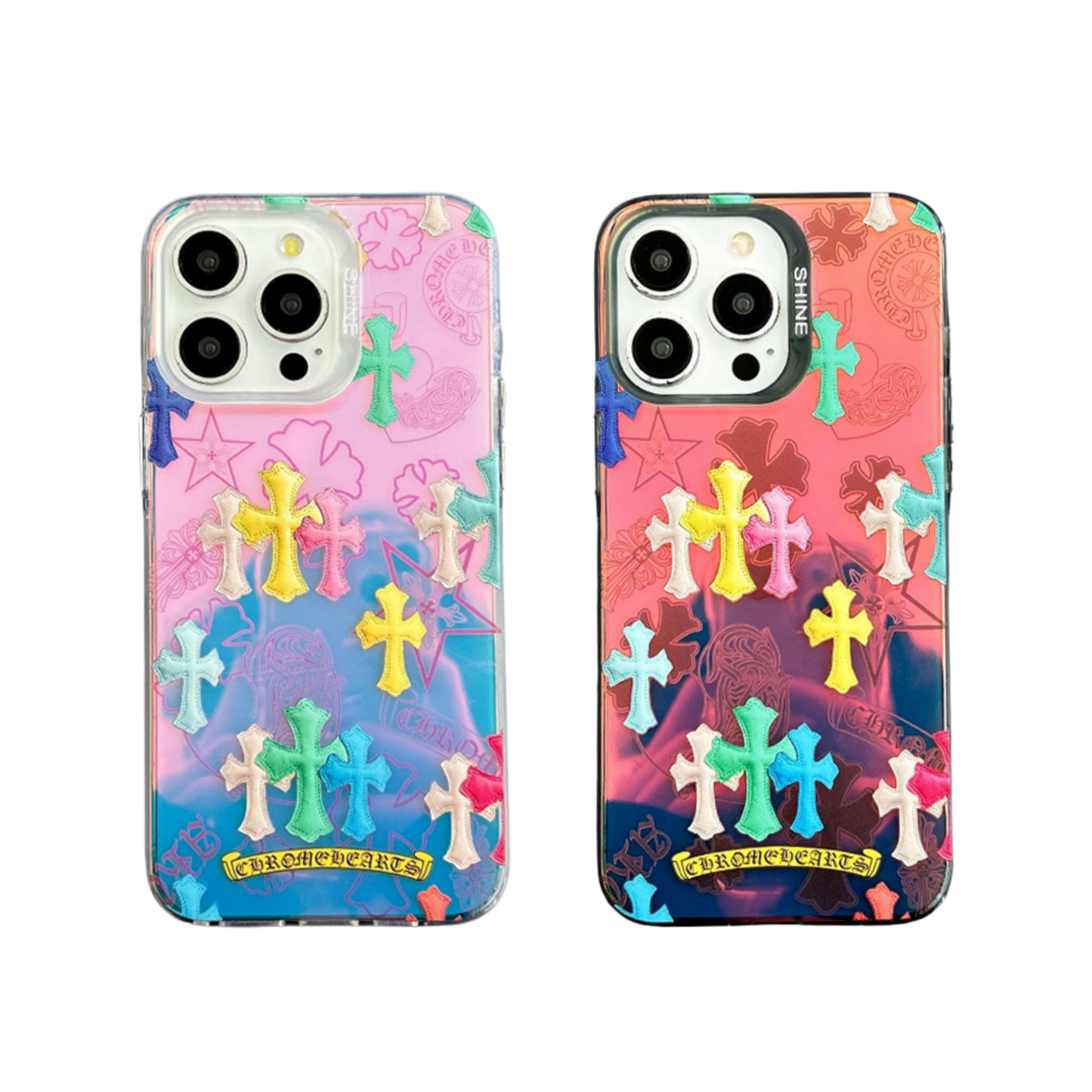 Aurora Phone Case Bundle | Crosses Blue & Crosses Red