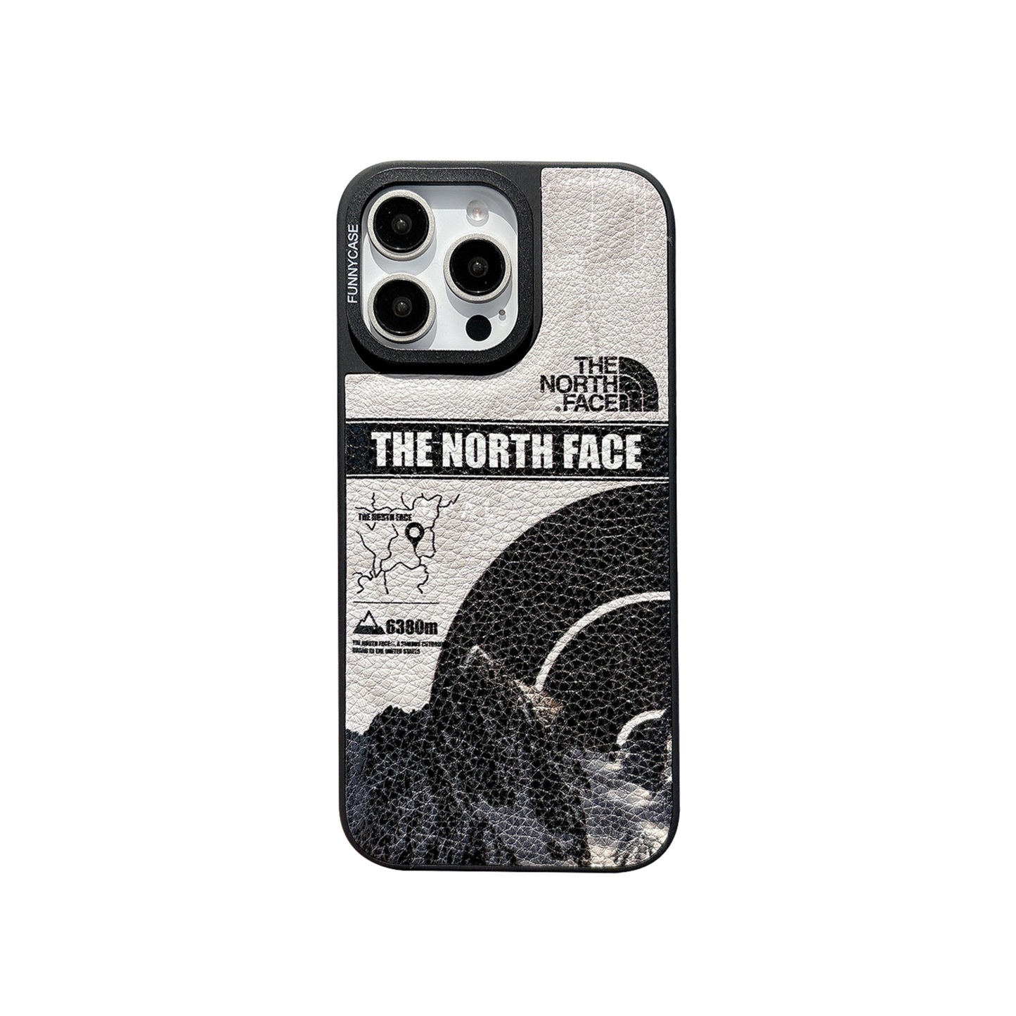 Leather Phone Case | Mountain Black