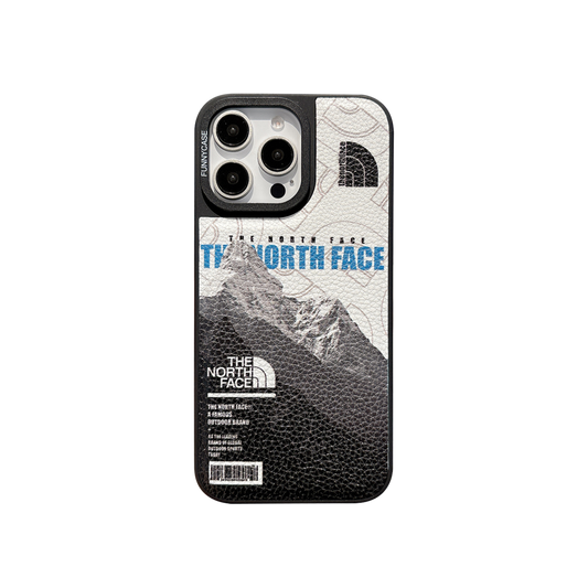 Leather Phone Case | Mountain Blue