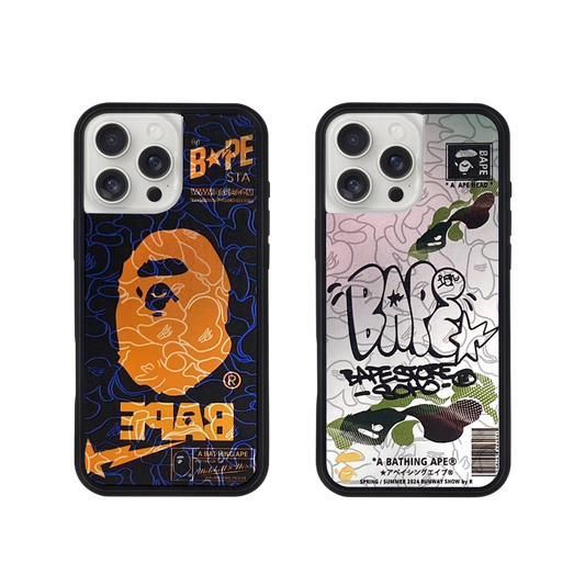 Graphic Phone Case Bundle | Magsafe Monkey Orange & Magsafe Monkey Camouflage