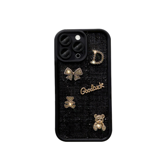 3D Phone Case | Fabric Black