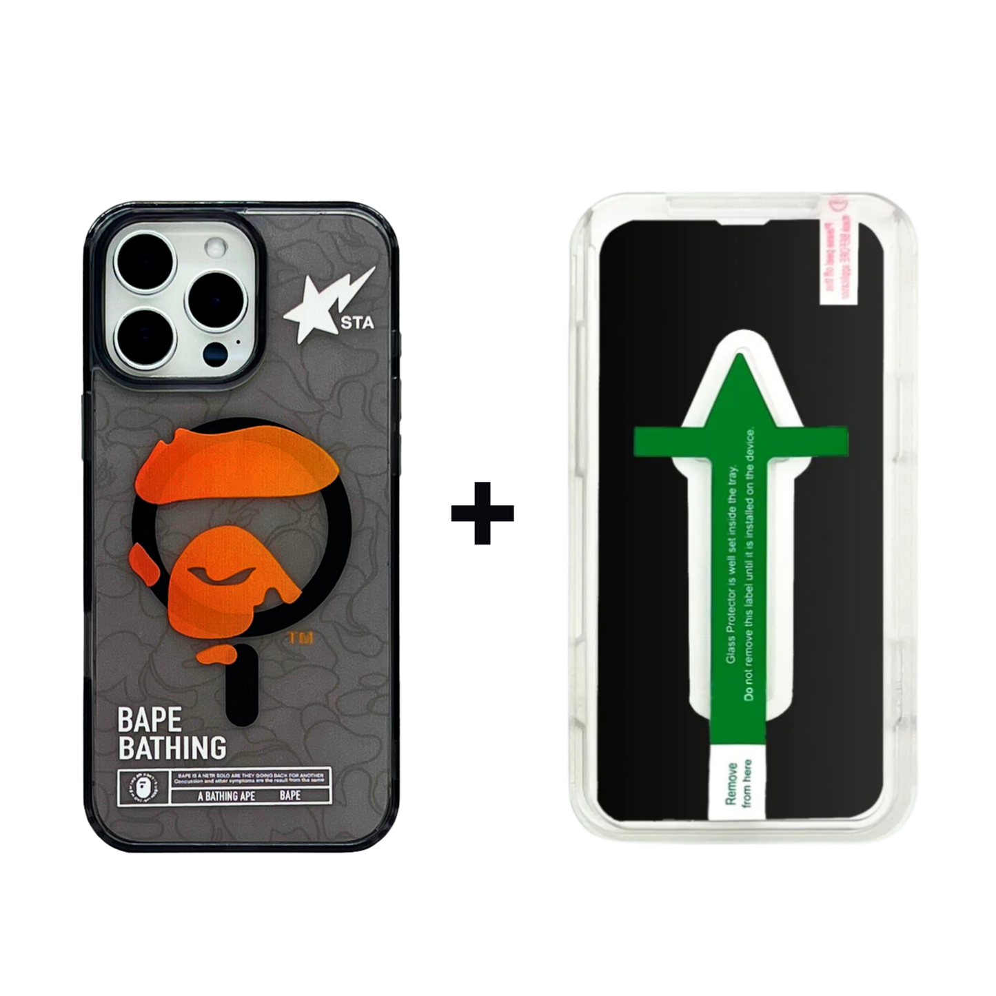 Graphic Phone Case | Magsafe Monkey Orange