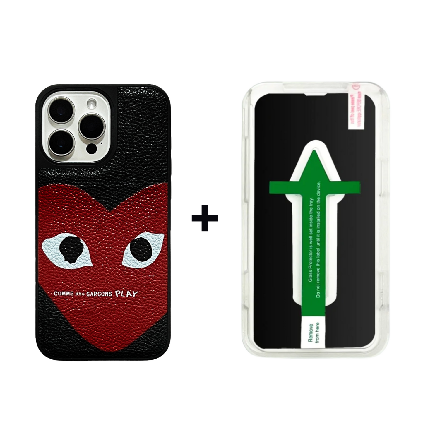 Leather Phone Case | Heart Red