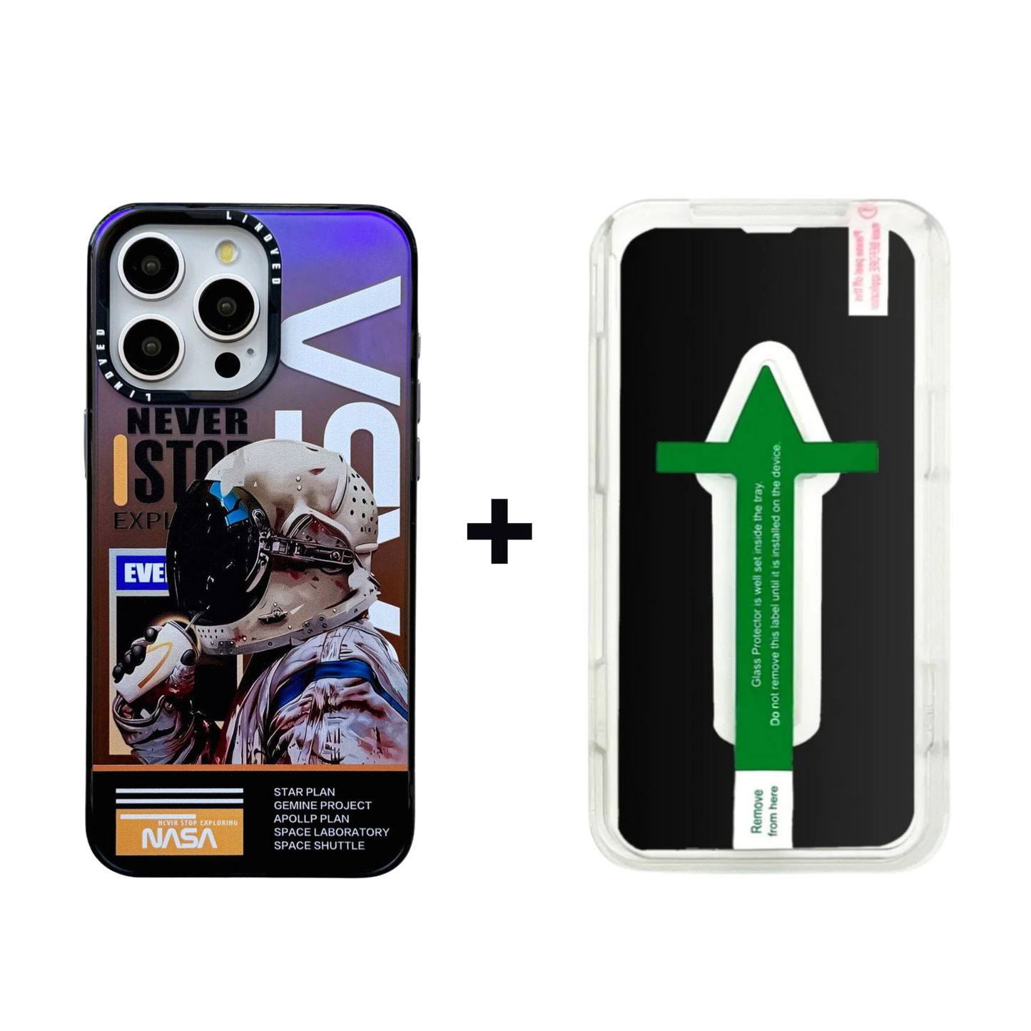 Graphic Phone Case | Astronaut Purple