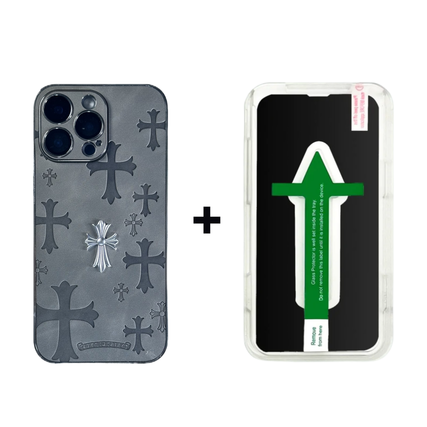 Leather Phone Case | Metallic Schwarzkreuz