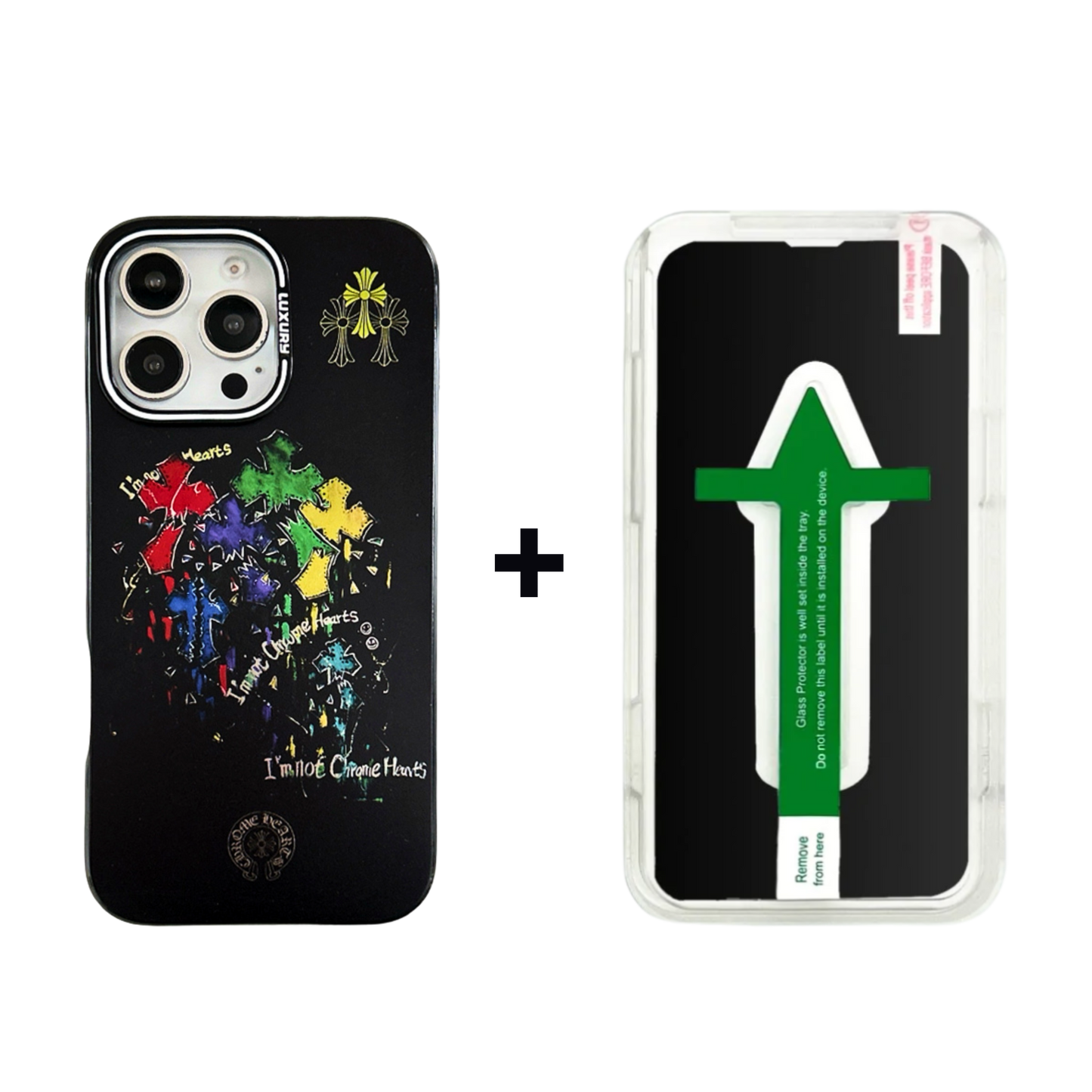 Graphic Phone Case | Graffiti Crosses