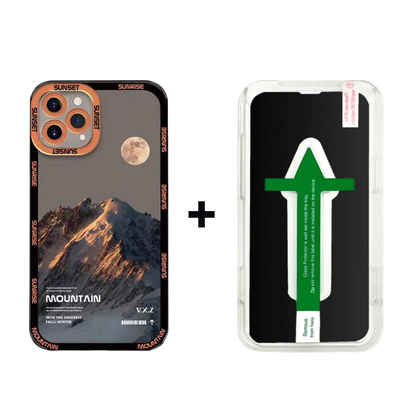 Graphic Phone Case | Glacier View Orange