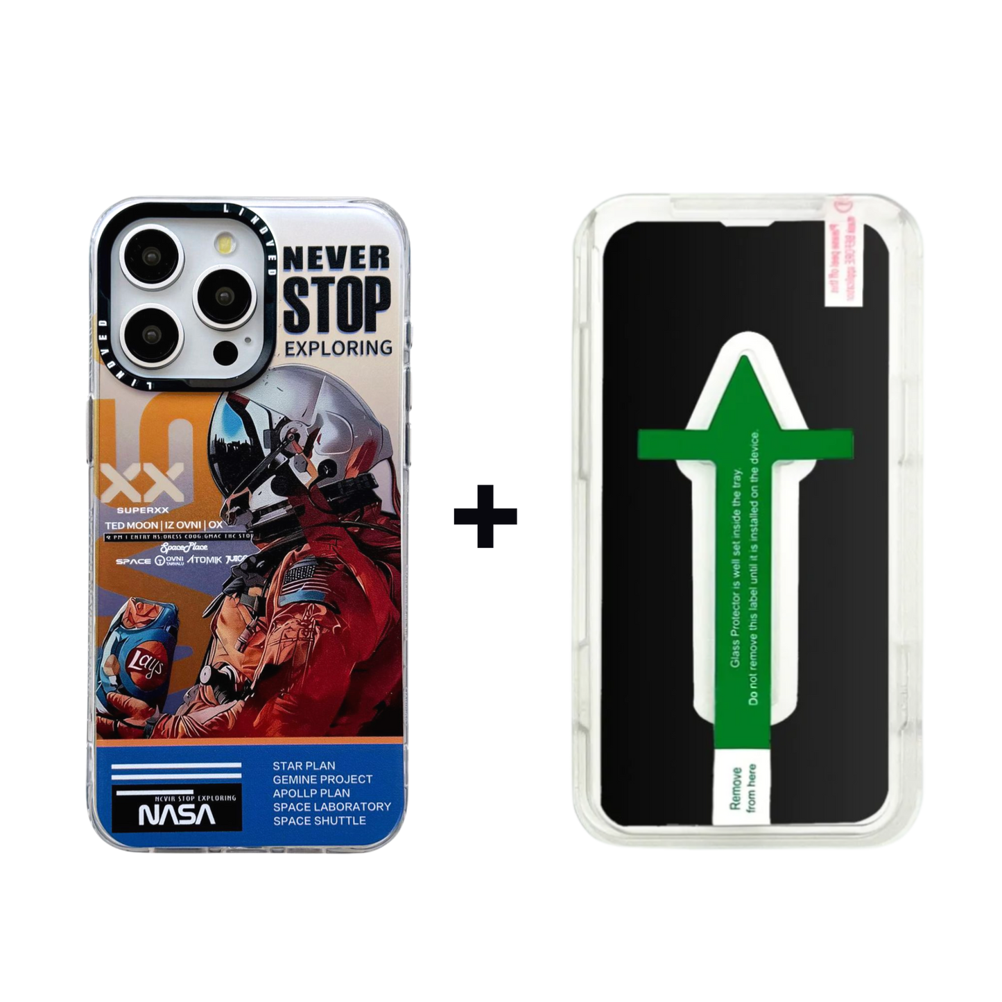 Aurora Phone Case | Astronaut White