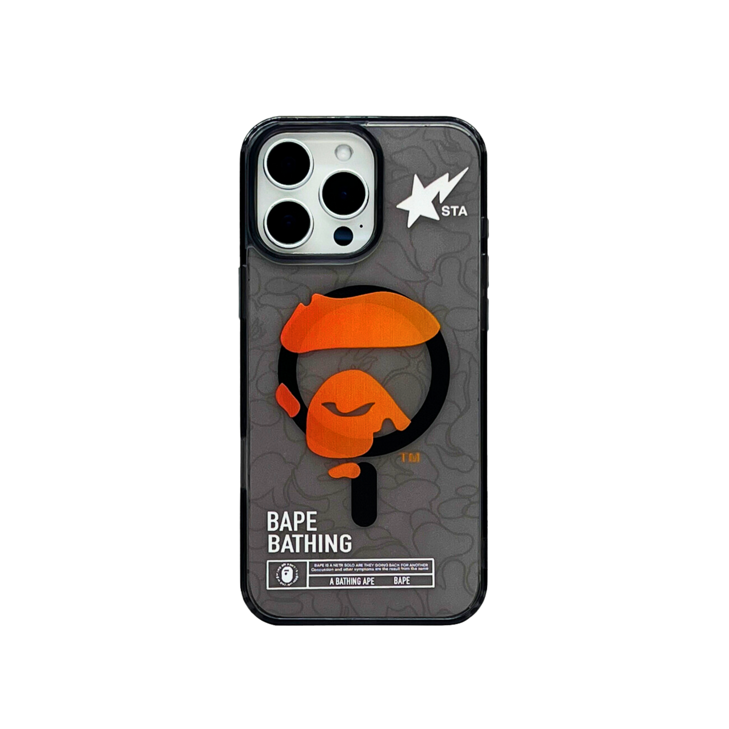 Graphic Phone Case | Magsafe Monkey Orange