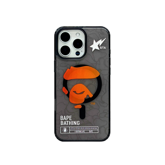 Graphic Phone Case | Magsafe Monkey Orange