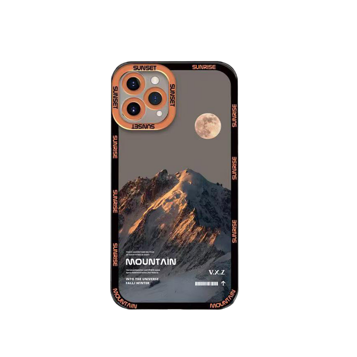 Graphic Phone Case | Glacier View Orange