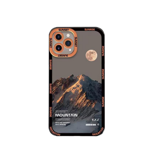 Graphic Phone Case | Glacier View Orange