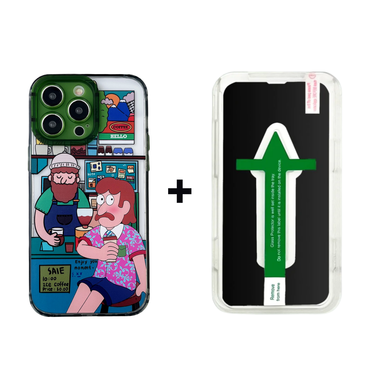 Graphic Phone Case | Street Vendor Green