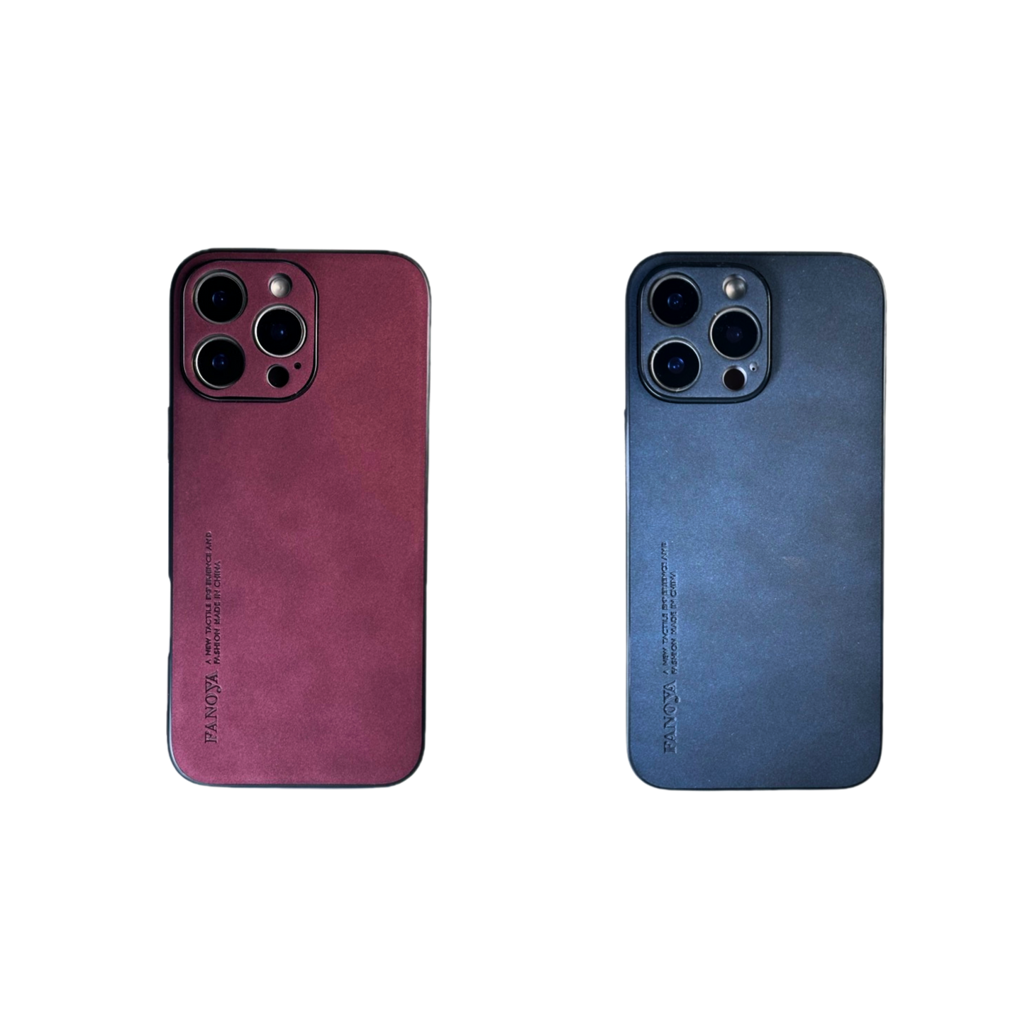 Leather Phone Case Bundle | Maroon & Sapphire