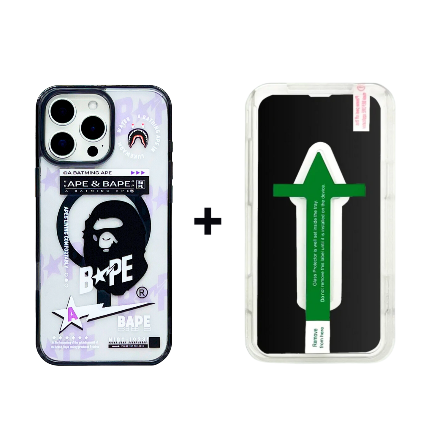 Graphic Phone Case | Magsafe Monkey Black