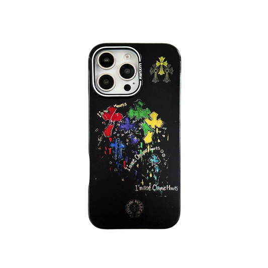 Graphic Phone Case | Graffiti Crosses