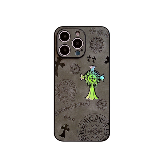 Leather Phone Case | Laser Cross